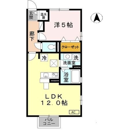 道場南口駅 徒歩3分 1階の物件間取画像